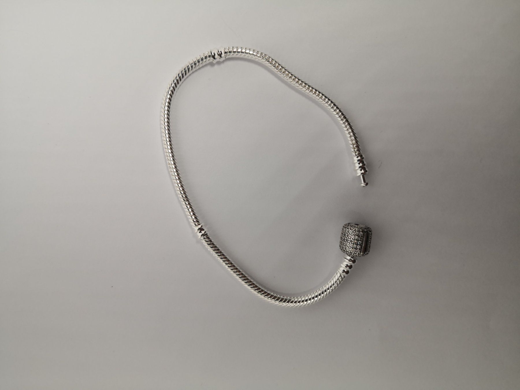 Bracelets: Armband ähnlich Pandora 925 Silber – Neuf (Voir description) à Niederbüren par Fidi5