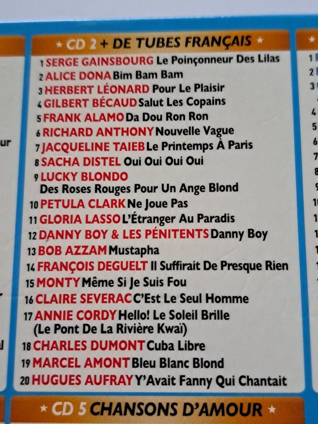 CD: Coffret 5 Cds Le temps des Idoles – Usato da Pully venduto da bro_n52j 4