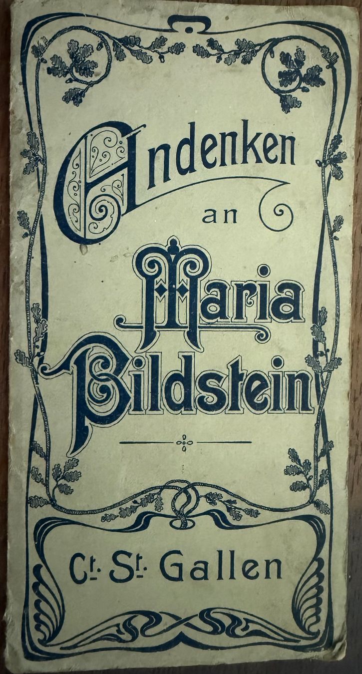 Cartoline postali: MARIA BILDSTEIN - LEPORELLO – Usato da Tegerfelden venduto da siebenmacky