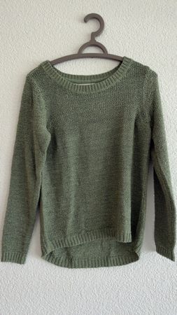 Damen Pullover Only grob gestrickt grün Grösse XS