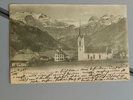 Alte PK / Gruss von der Lenk - Gelaufen 1899