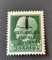 Italien Sozialrepublik 1944 briefmarke