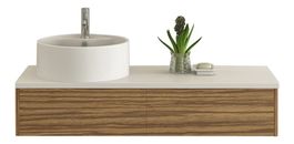 Badset BIEL Lavabo Badmöbel zebra
