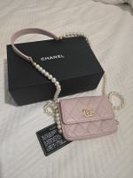 Chanel 21S Rose Clair Card Clutch