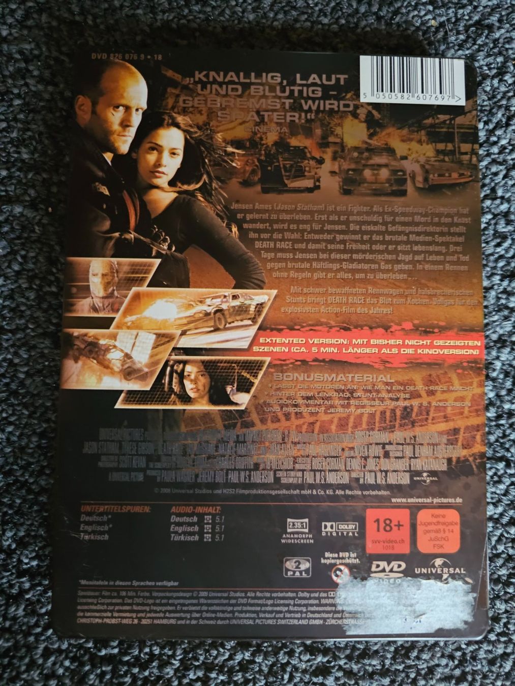 Tutti i DVDs: DEATH RACE(13634) – Usato da Ruswil venduto da M71 1