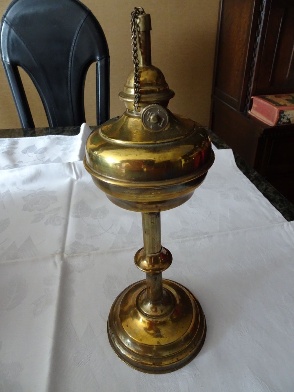 Lampade: Oellampe Messing antik – Usato da Vitznau venduto da Mina60
