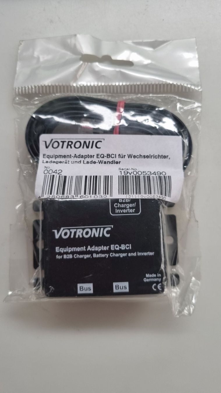 Unità & Adattatore: EQ BCI Votronic Adapter Wohnmobil Camper – Nuovo e nell'imballaggio originale da Fürigen venduto da Bucheli59