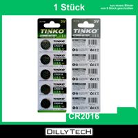 TINKO CR2016 Knopfzellenbatterie - 1 Stk.