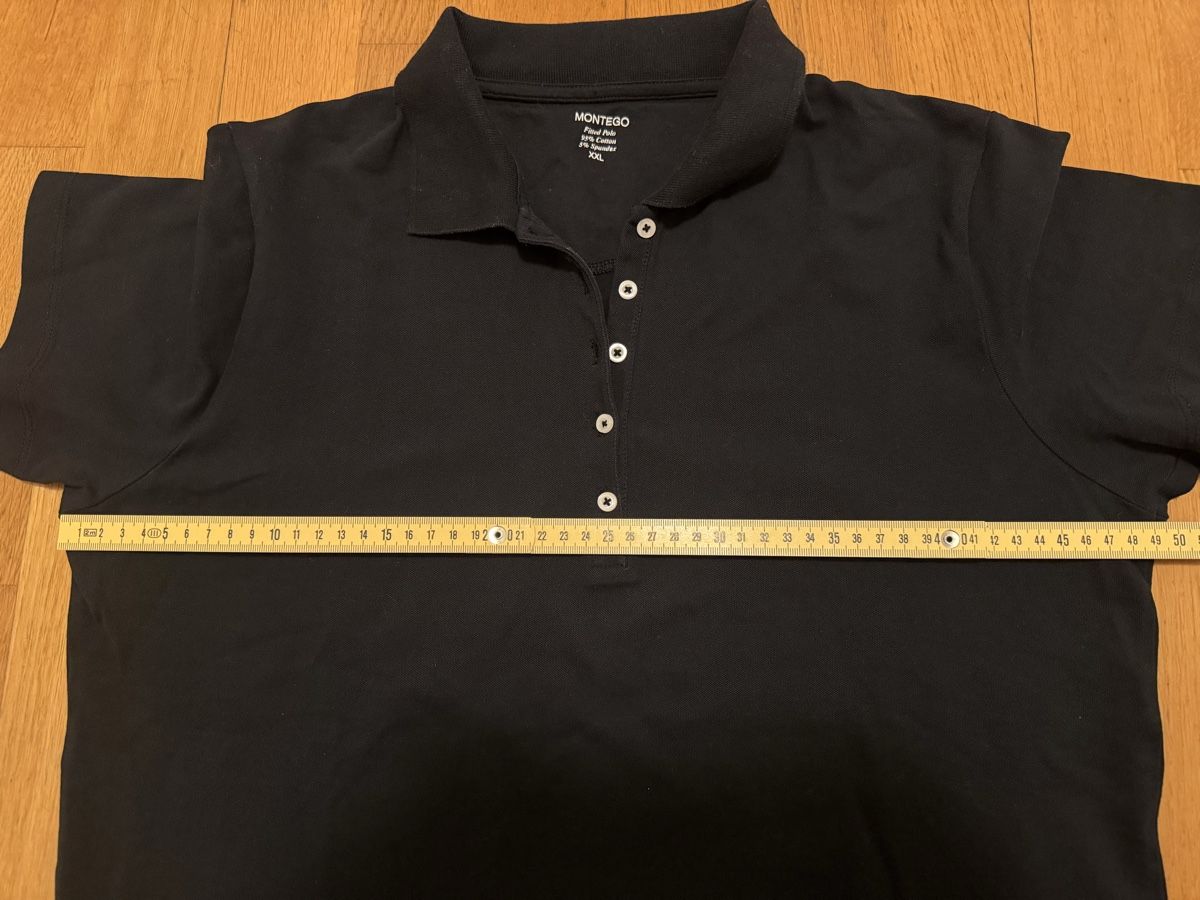 Magliette Polo: Schwarzes Poloshirt, Montego, Grösse M. – Usato da Adliswil venduto da StephanieAnnina 1