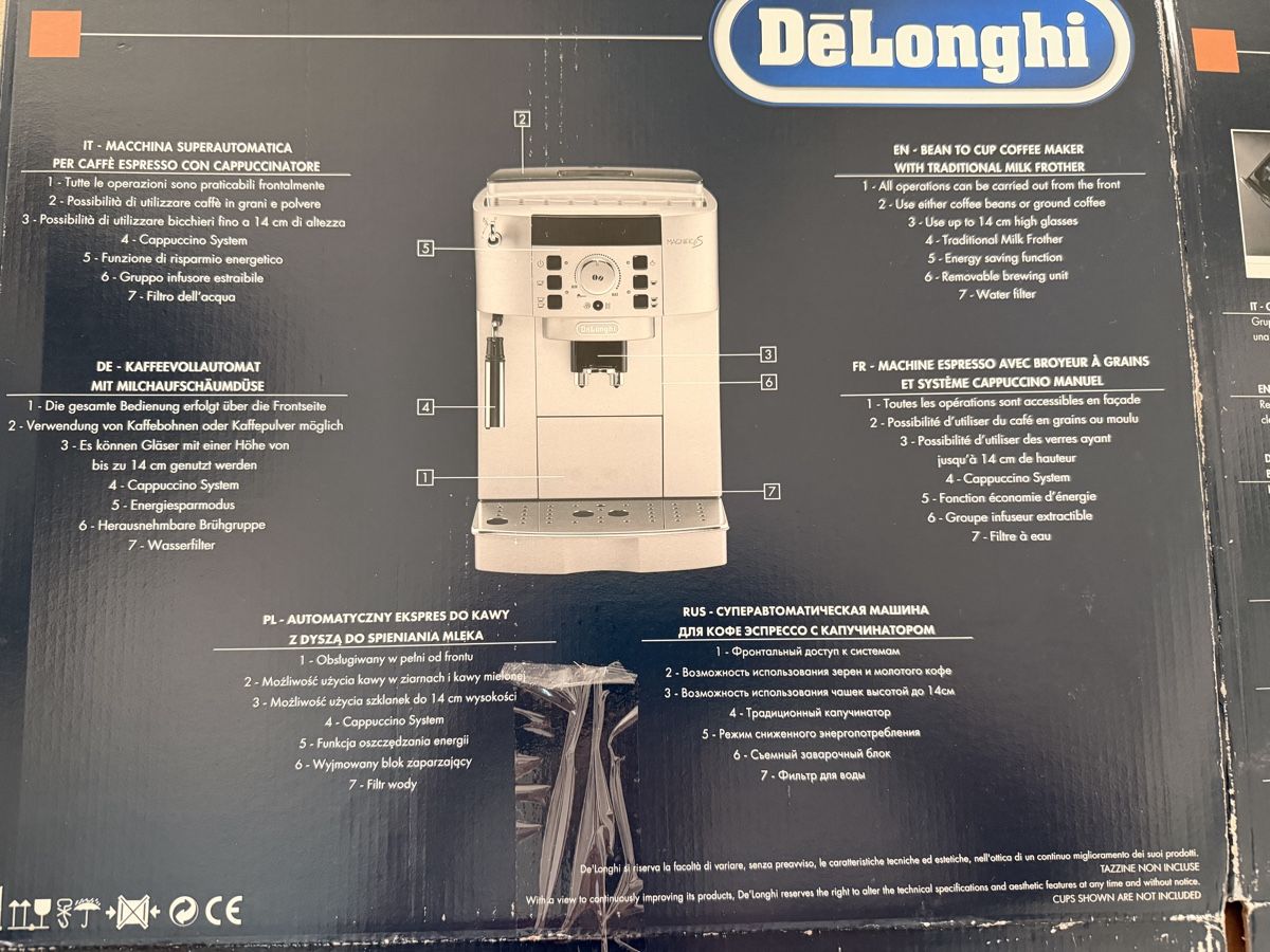 De'Longhi Macchine per caffè & Macchine per espresso: DeLonghi Magnifica S Kaffeemaschine Silber – Usato da Thalwil venduto da nme_n9dm 2