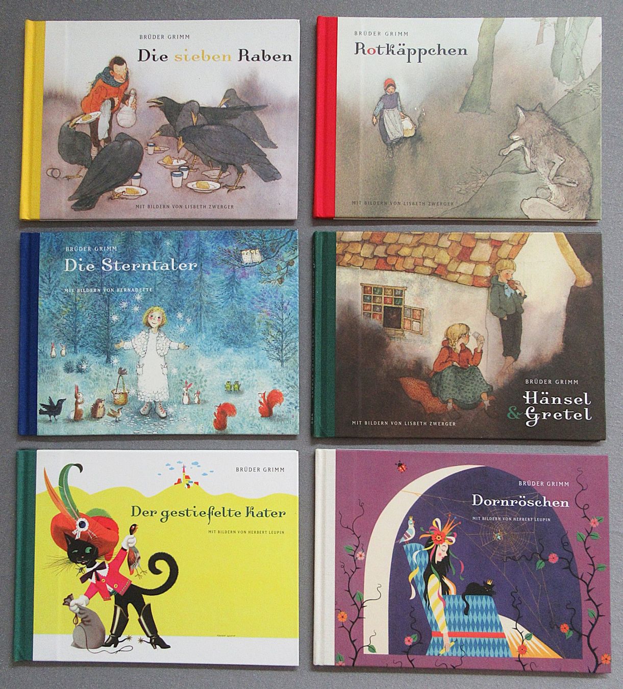 Bücher: 6 Märchen-Bilderbücher - der Brüder Grimm – Gebraucht aus Auenstein von Padabimbim