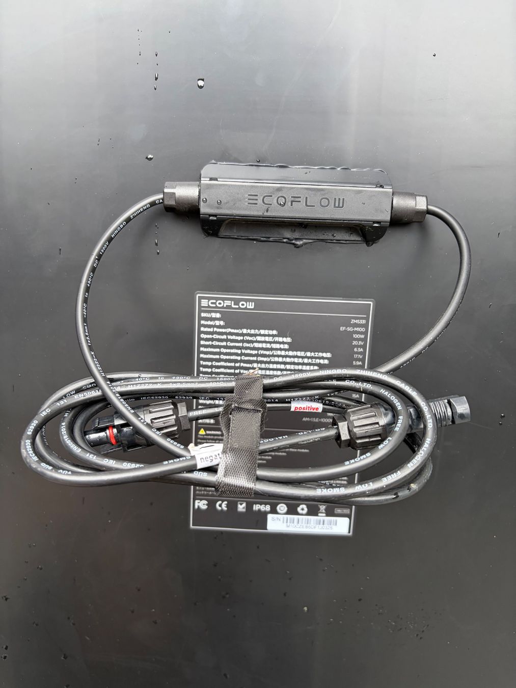 Ecoflow Dispositivi a energia solare: Solarpanel Ecoflow ZMS331 100W – Usato da spreitenbach venduto da starion05 5