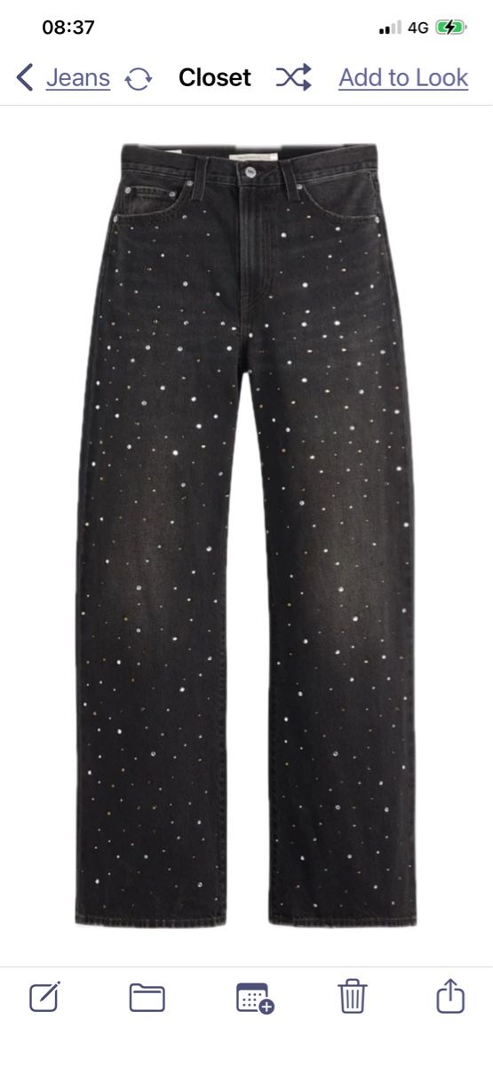 Levi's Jeans: Levis Wide Leg Jeans Glitzer – Neu (gemäss Beschreibung) aus Wolfwil von ISAsShop