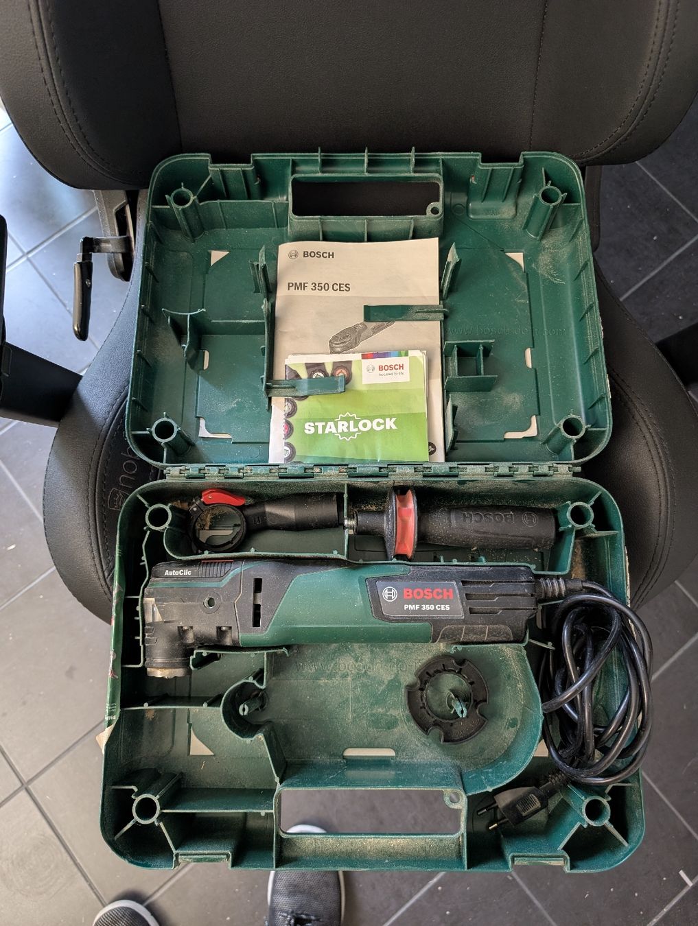 Bosch Tutti gli attrezzi: Bosch Multifunktionswerkzeug PMF 350 CES | 350 W – Usato da Zürich venduto da globetrotter7 2