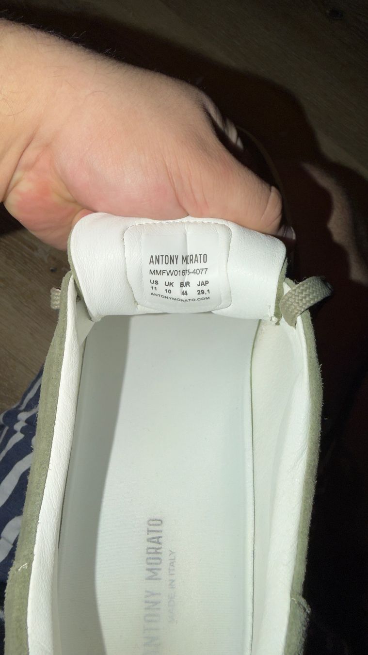 Scarpe da uomo: Antony Morato Sneaker grün 44 – Usato da Kleinandelfingen venduto da fin_df95 1