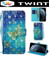 iPhone 11 Pro Hülle Etui Wallet Case Flip Cover Tasche Coque