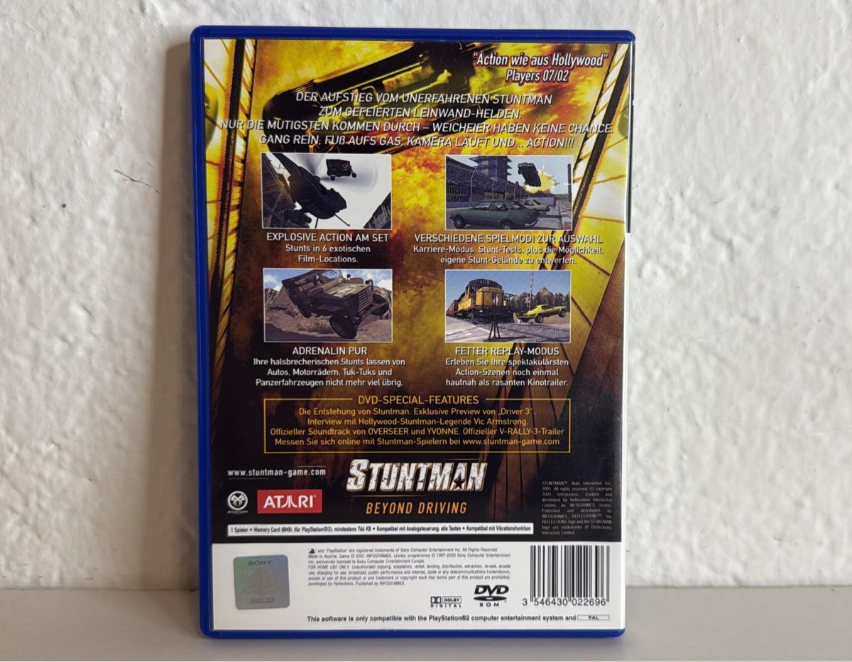 Sony Giochi: Stuntman Beyond Driving PS2 Game - Good Condition! – Usato da Ehrendingen venduto da bubulence 1