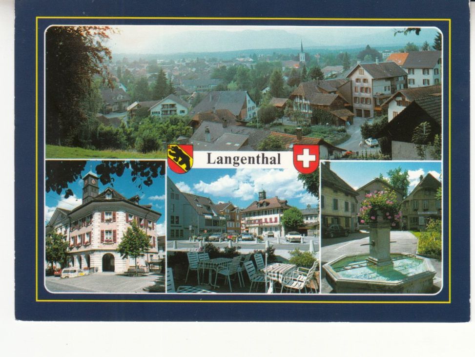 Cartoline postali: Langenthal 1996 – Usato da Bürglen TG venduto da StampGraf