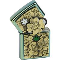 ZIPPO Trick Golden Clover Kleeblatt Limited Edition