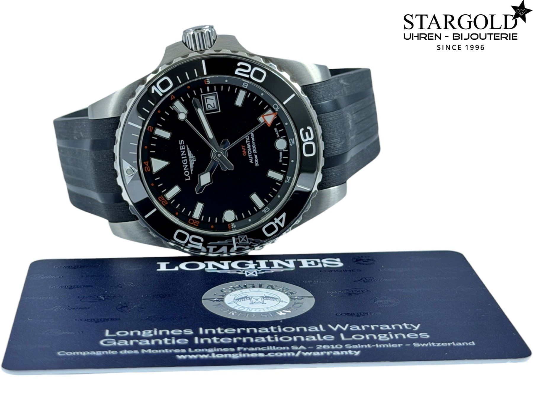 Longines Uhren: Longines HydroConquest GMT 41mm - L3.790.4.56.9 – Gebraucht aus Zürich von Stargold-Uhren 1