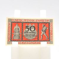 Platzanweisung über 50 Pfennige der Stadt Bielefeld