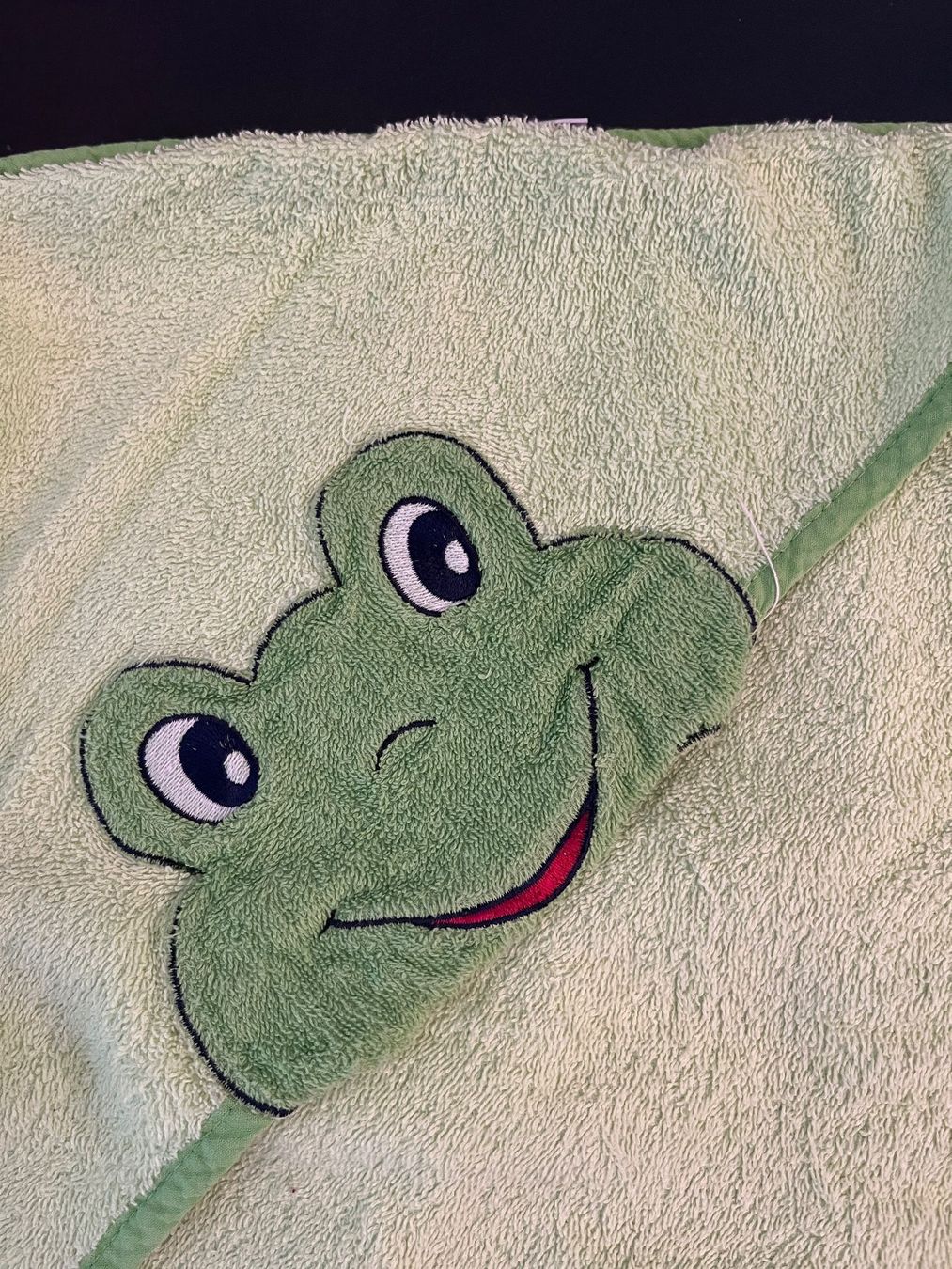 Teli da bagno: Frottier Kapuzenbadetuch "Frosch", Wörner Walk – Usato da Langendorf venduto da Wubri 1