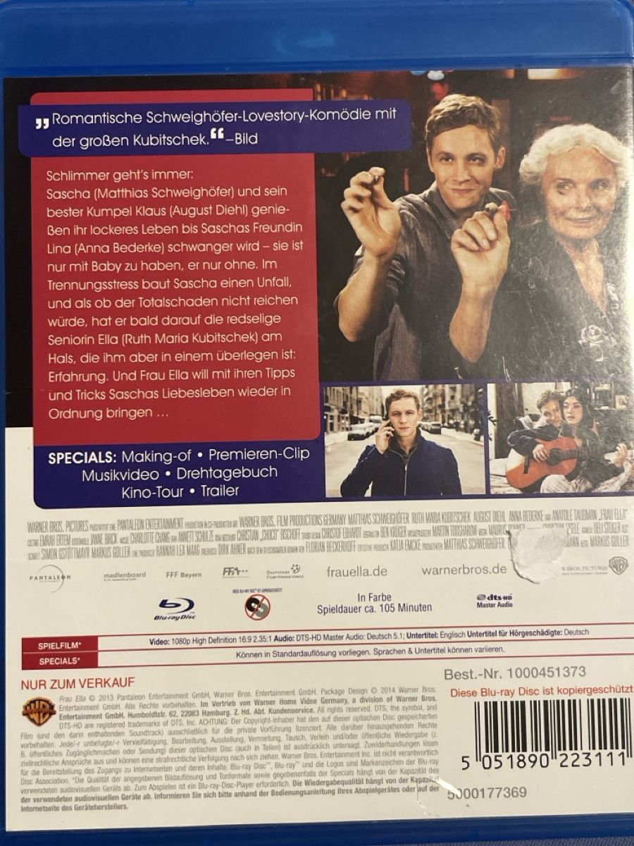 Tutti i DVDs: Frau Ella (2013) – Nuovo (secondo la descrizione) da Waldenburg venduto da Gonzo8 1