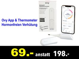 🔴  Ovy App & Thermometer zur hormonfreien Verhütung  /096C