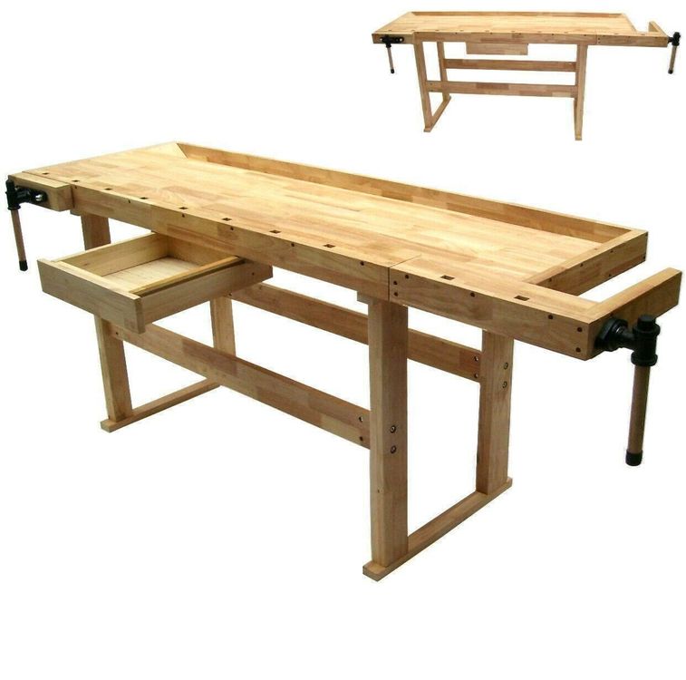 06047 - 2110 Massivholz Hobelbank - Hobelbank SONDERANGEBOT (Neu und ...