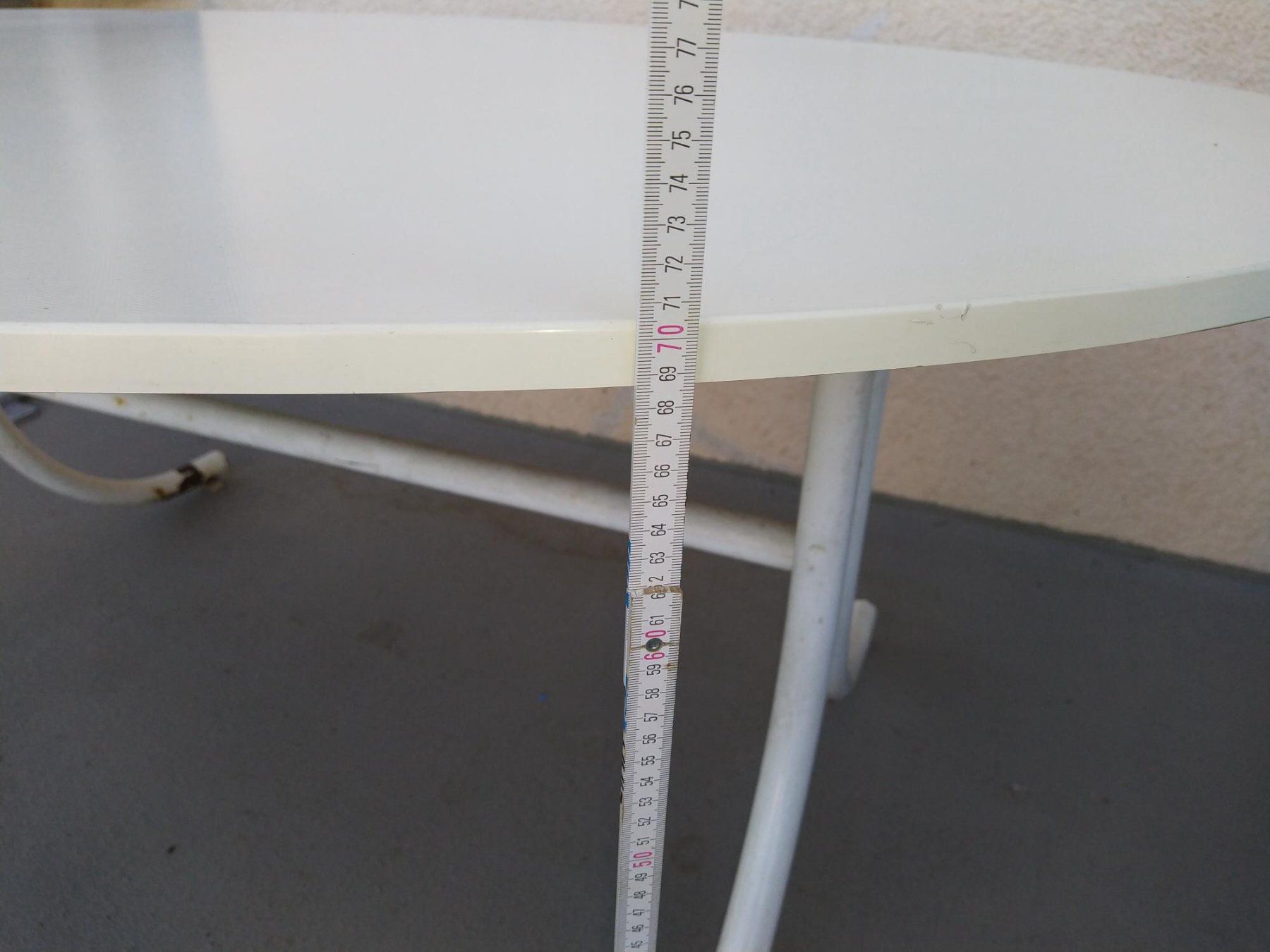 Tavoli: Klapptisch Oval Weiss – Usato da Boswil venduto da yceman69 4