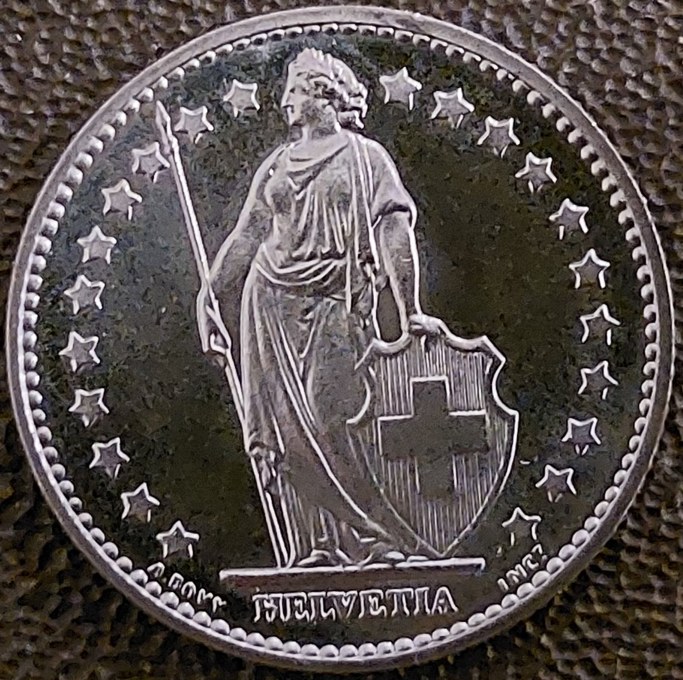 Tutti le monete: 1 Franken 1978 stgl. / aus Münzsatz – Nuovo (secondo la descrizione) da Arch venduto da coinsandmore 1