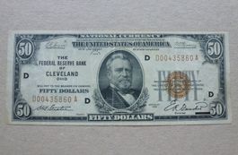 USA Ohio ++ 50 Dollars 1929