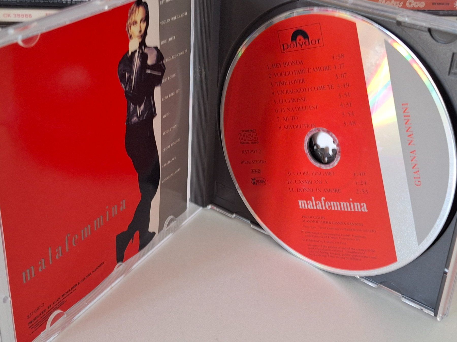 CDs: CD Gianna Nannini - malafemmina – D'occasion à Aarberg par Jackup1 2