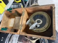 antiker, Schiffskompass, Bootskompass mit antiker Holzbox