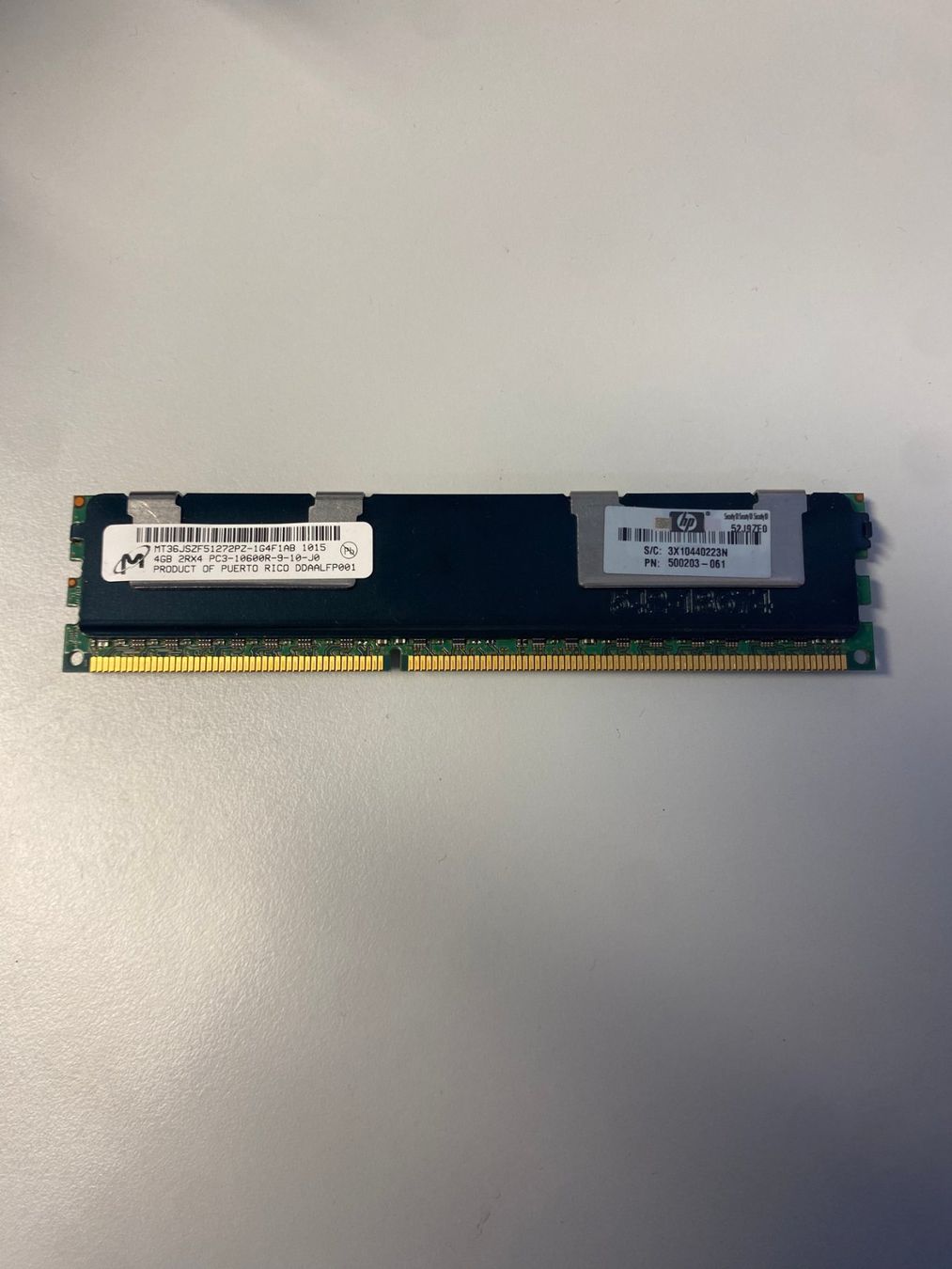 Memoria / RAM: HP 4GB DDR3 RAM – Usato da Zizers venduto da Digitag0