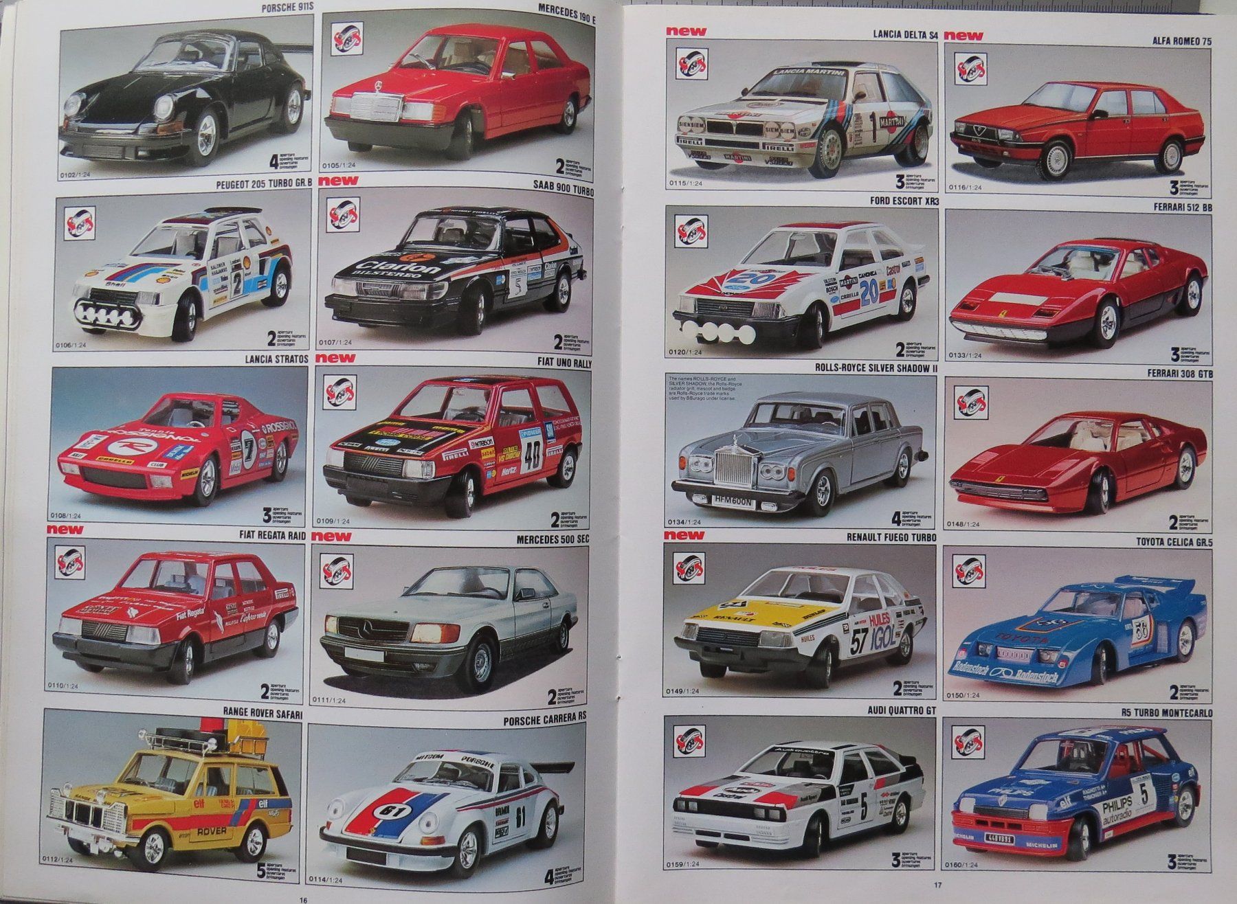 Bburago Modellini d'auto: A4 Katalog Bburago von 1986 ! – Usato da Ettingen venduto da campione_1 2