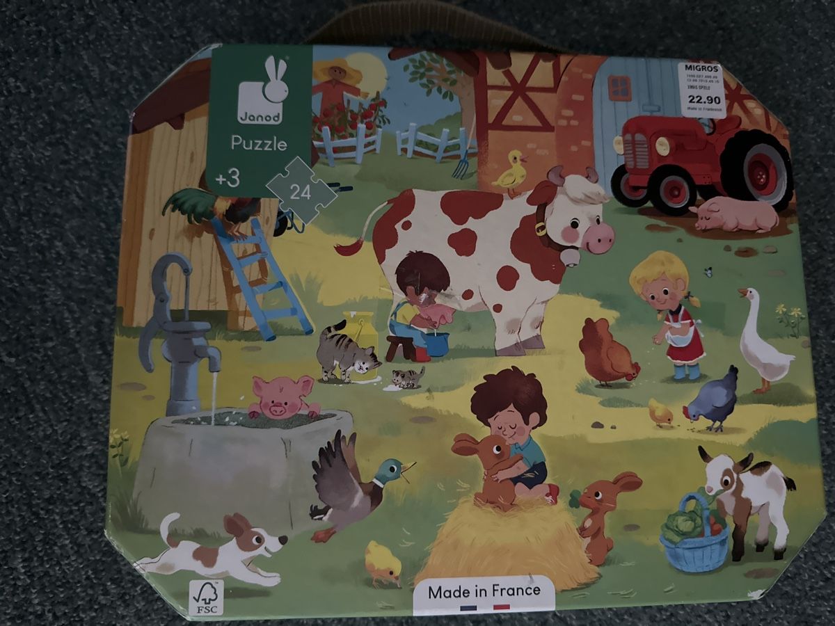Puzzles: Puzzle Bauernhof  – Neu (gemäss Beschreibung) aus Baltschieder von YmroBe