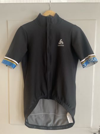 Maillot Cycliste Odlo Windstopper noir taille L -Top!
