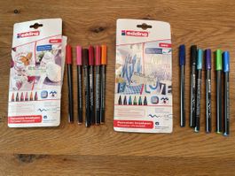 Edding Porzellan Pinselstifte Set 12 