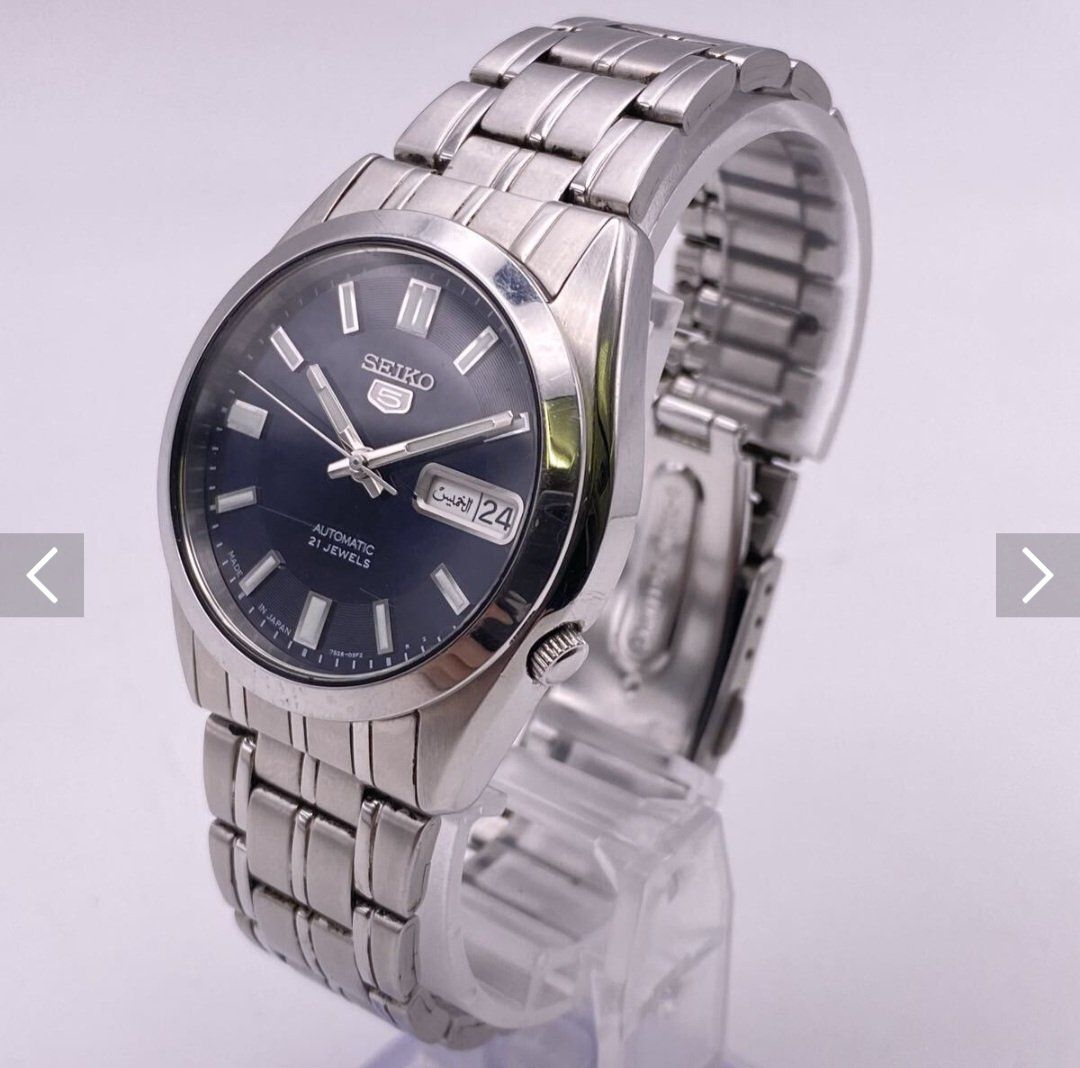 Seiko Orologi: Seiko 5 Automatic Blue Dial 7S26 defekt – Usato da Spiez venduto da mar_byv2 1