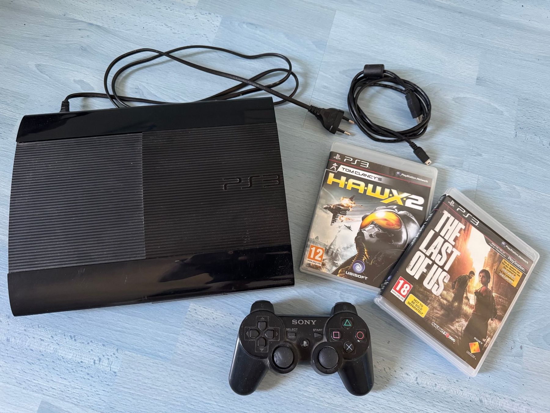 Sony Console: Playstation 3 super Slim mit 2 Games und Kontroller – Usato da Büttikon AG venduto da gluschtig