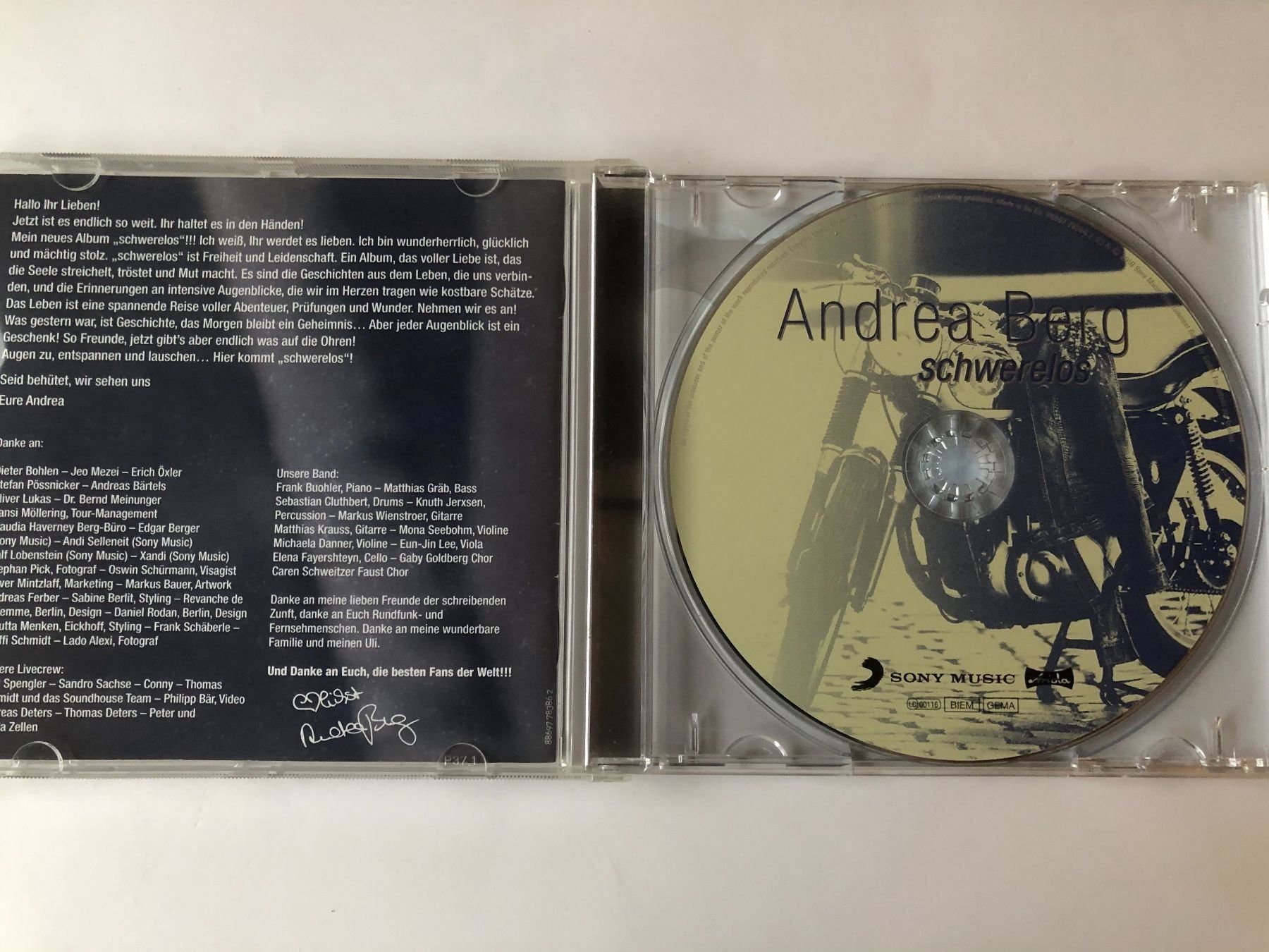 CD: Andrea Berg - Schwerelos – Usato da Oberried Brienz venduto da Chyara 2