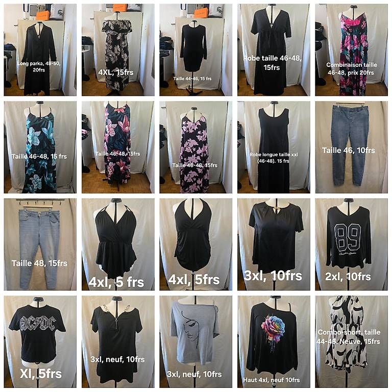 Lotti di vestiti: Vide dressing curvy taille 44-50  – Usato da Geneve venduto da Morgane_manto 3