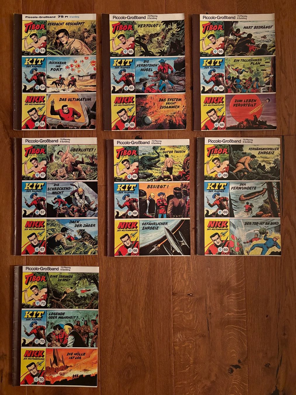 Fumetti: Comic Sammlung / TIBOR; KIT; NICK / 25 Piccolo-Grossbände – Usato da Rüeggisberg venduto da Nebel2005 2