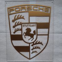Porsche Auto Logo Gargenschild Deko Porsche motorsport