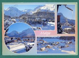 Maloja, 4 Ansichten, 1992, gelaufen, Grossformat