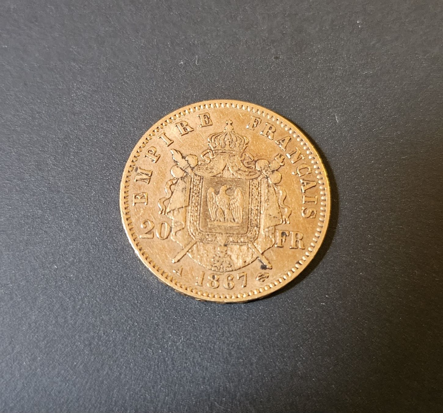 Tutti le monete: Goldmünze 20 Francs 1867 A – Usato da Winterthur venduto da ManuM88 1