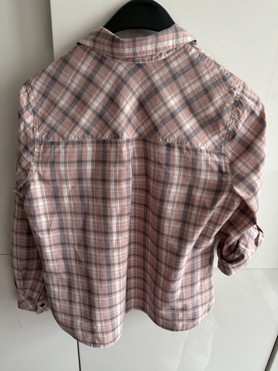 Camicette: Collection L Damenbluse Gr. 40, Kariert, rosa – Usato da Stäfa venduto da Gioviii 2