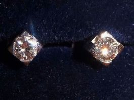 Ohrstecker 18K WG mit Diamanten