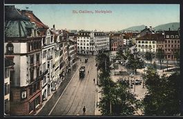 St. Gallen, Marktplatz aus der Vogelscha